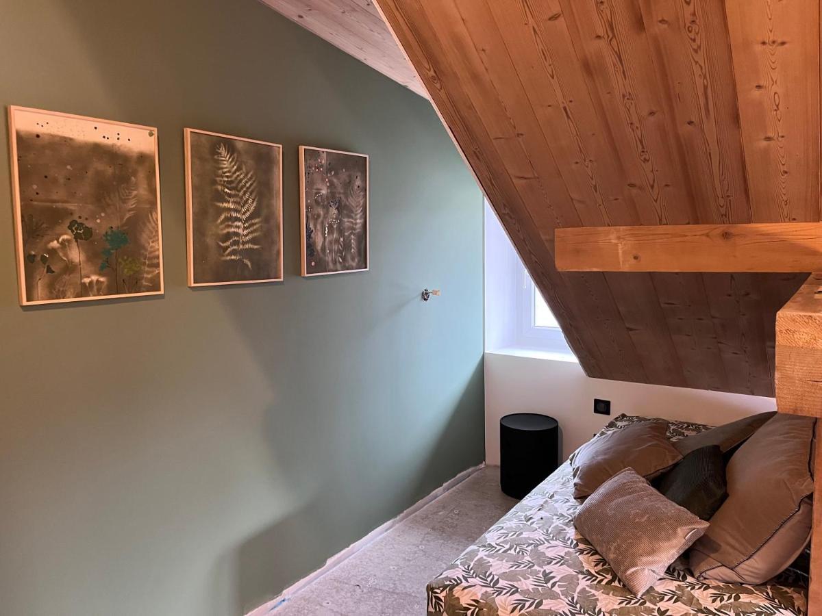 ブール・サン・モーリス Refuges Sous Les Toits Bed & Breakfast エクステリア 写真